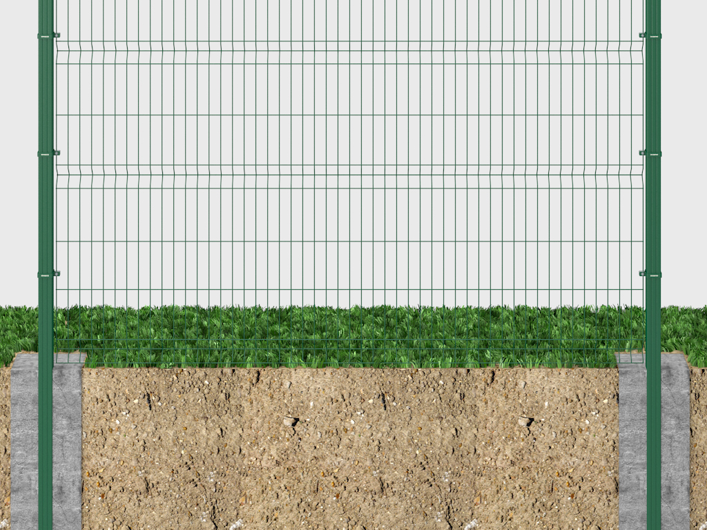 Opora betonlash. Eng oddiy va iqtisodiy usul bo‘lib, bunda opora yerga betonlanadi.